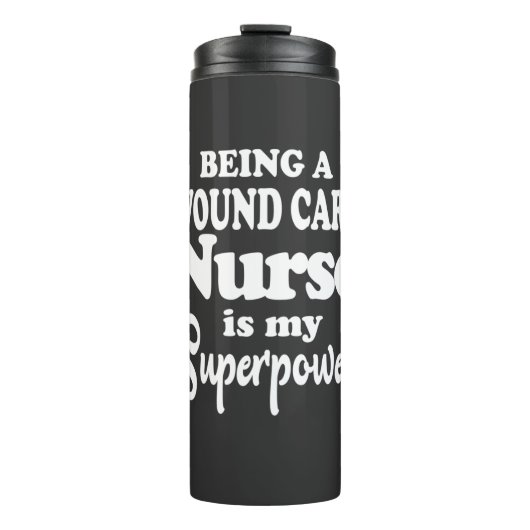 Pflegeleben | Wundheilkunde Thermosbecher (Vorderseite)