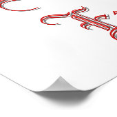 Pflegelehrer - außerordentlicher Mitarbeiter Poster (Ecke)