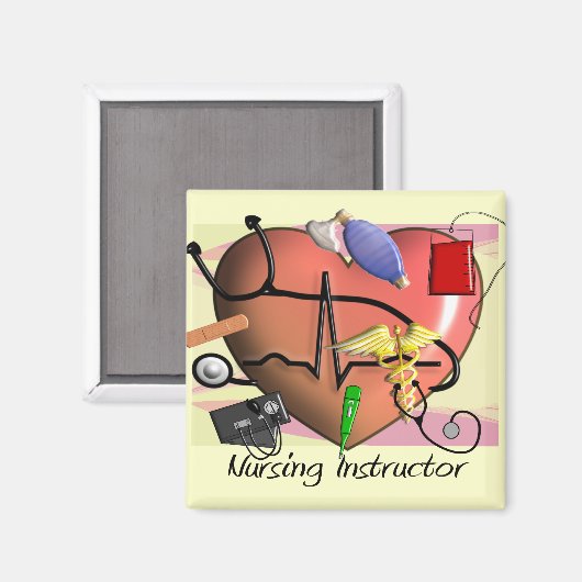 Pflegelehrer Vielen Dank Geschenke Magnet (Vorderseite/Rückseite)