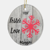 PflegeLiebe - kundengebundene rosa Keramikornament (Links)