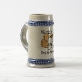PflegeMama der Welt bester Hunde Bierglas (Vorderseite Links)