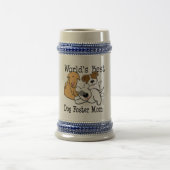 PflegeMama der Welt bester Hunde Bierglas (Mittel)