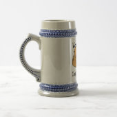 PflegeMama der Welt bester Hunde Bierglas (Links)