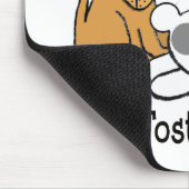 PflegeMama der Welt bester Hunde Mousepad (Ecke)