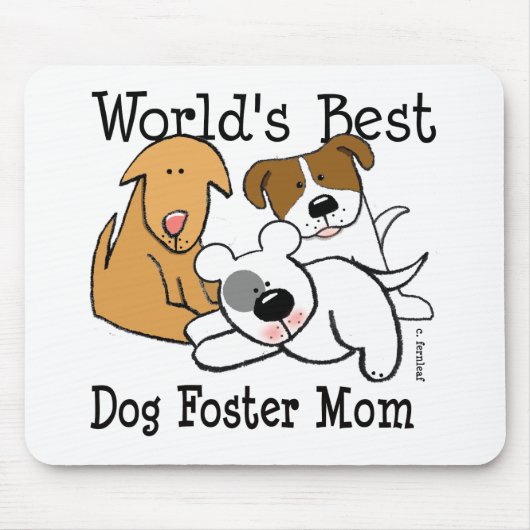 PflegeMama der Welt bester Hunde Mousepad (Vorne)