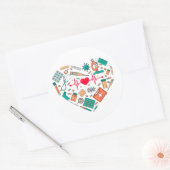 Pflegemittel Runder Aufkleber (Umschlag)