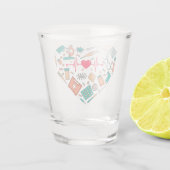 Pflegemittel Schnapsglas (Rückseite)