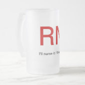 Pflegen Sie Ihr Bier Mattglas Bierglas (Vorderseite Links)