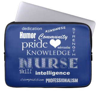 Pflegen Sie Stolz-Attribute/Dunkelheit - Blau - 13 Laptopschutzhülle