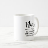 Pflegen Sie weil Badass Leben Kaffeetasse (VorderseiteRechts)