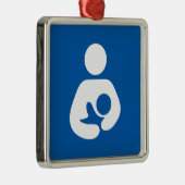 Pflegen/stillendes Symbol Ornament Aus Metall (Rechts)