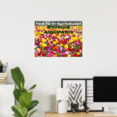 Pflegenassistenten-Wochenplakate Dank-Widmung Poster (Heimbüro)