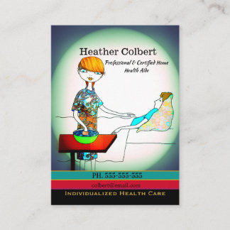 Pflegende(r) Süße hier um zu helfen Visitenkarte