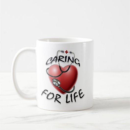 Pflegender Lebenspfleger Tasse (Links)