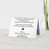 Pflegenreiher Karte (Rückseite)