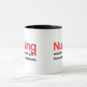 Pflegenzitat-Kaffee-Tasse Tasse (Zentrum)