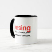 Pflegenzitat-Kaffee-Tasse Tasse (Vorderseite Links)