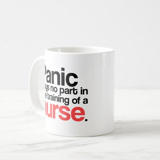 Pflegenzitat-Tasse Kaffeetasse (Vorderseite Links)