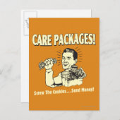 Pflegepakete: Screening-Cookies senden $ Postkarte (Vorne/Hinten)