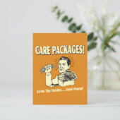 Pflegepakete: Screening-Cookies senden $ Postkarte (Stehend Vorderseite)