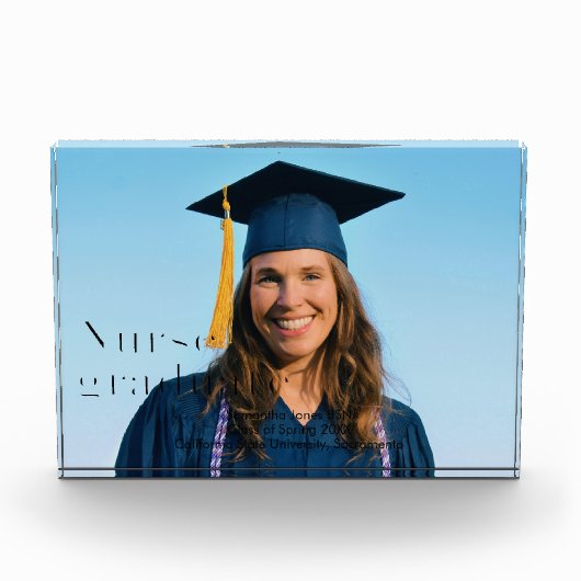 Pflegepersonal-Abschluss Fotoblock (Vorderseite)