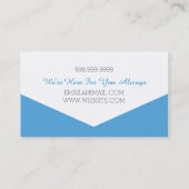 Pflegepersonal Krankenpflege Krankenpflege Kranken Visitenkarte (Rückseite)