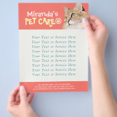 Pflegepersonal Schönheitssalon Baden- und Pflegesa Flyer (Hand)