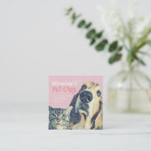 Pflegepersonal Schönheitssalon Baden- und Pflegesa Terminkarte (Stehend Vorderseite)