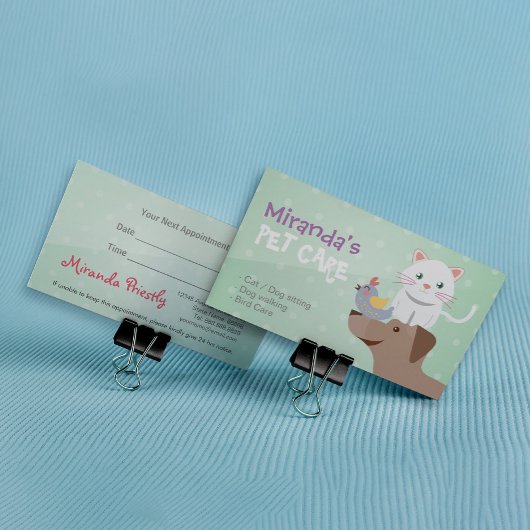 Pflegepersonal Schönheitssalon Baden- und Pflegesa Terminkarte