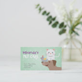 Pflegepersonal Schönheitssalon Baden- und Pflegesa Terminkarte (Stehend Vorderseite)