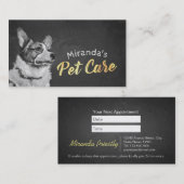 Pflegepersonal Schönheitssalon Baden- und Pflegesa Terminkarte (Vorne/Hinten)