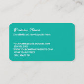 Pflegepersonal Visitenkarte (Rückseite)