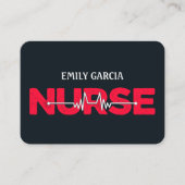 Pflegepersonal Visitenkarte (Vorderseite)