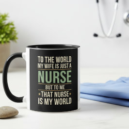 Pflegerin-Ehefrau-Dankeschön-Tasse Gesundheitswese Tasse