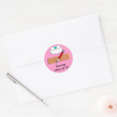 Pflegestudenten-Klasse 2014 Sticker rosa (Umschlag)