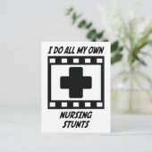 Pflegestunts Postkarte (Stehend Vorderseite)