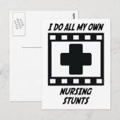 Pflegestunts Postkarte (Vorne/Hinten)