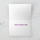 Pflegevati Karte (Innenseite)