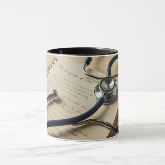 Pflegeverbindungen: Tasse "Die Sprache der Fürsorg (Zentrum)