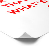 Pflegewitz Poster (Ecke)