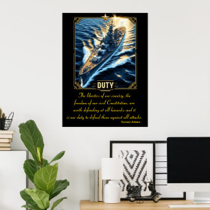 Pflicht: Oberhalb des Churning Sea Poster