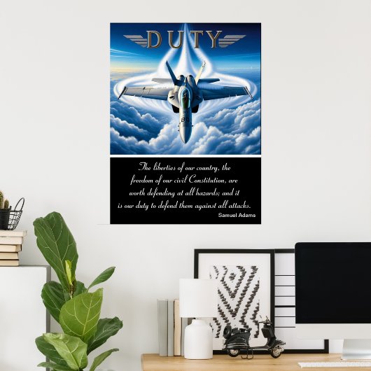 Pflicht: Super Hornets Aufstieg Poster (Heimbüro)
