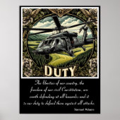 Pflicht: Über den "Verdant Hills" Poster (Vorne)