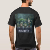 "Pflichtspaß" T-Shirt (Rückseite)