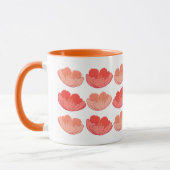 Pflücke 11 oz. Orange White Keramik Tasse (Links)