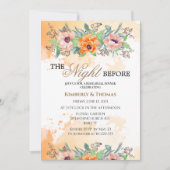 Pflücke am Abend vor der Probe Einladung (Vorderseite)