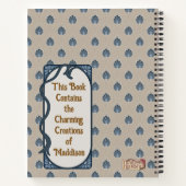 Pflücke - Blume Astrologie und Magie Notizblock (Rückseite)