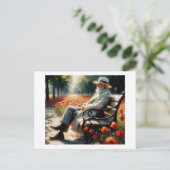 Pflücke, damit wir nicht vergessen, postkarte (Stehend Vorderseite)