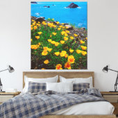 Pflücke entlang der Pazifikküste Leinwanddruck (Insitu (Schlafzimmer))