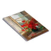 Pflücke im Fenster | Olga Wisinger-Florian Notizblock (Rechte Seite)